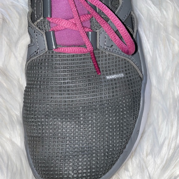 Reebok Nanoweb ZRated Training Shoe Sneaker Women’s Size 8 Gray/Pink - Picture 7 of 8